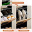 Armoire de rangement étroite à chaussures Wave Arch-870217161
