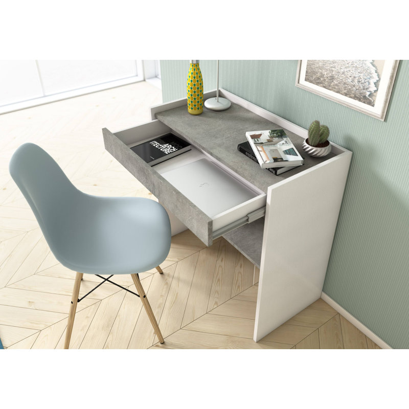 Gurtej Writing Desk, Grey, Grey