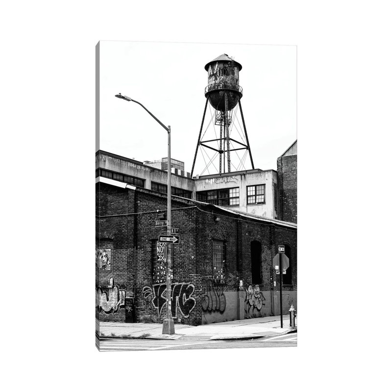 Brooklyn Water Tank by Philippe Hugonnard - Print on Canvas, Wrapped Canvas, 45.72cm H x 30.48cm W x 1.91cm D