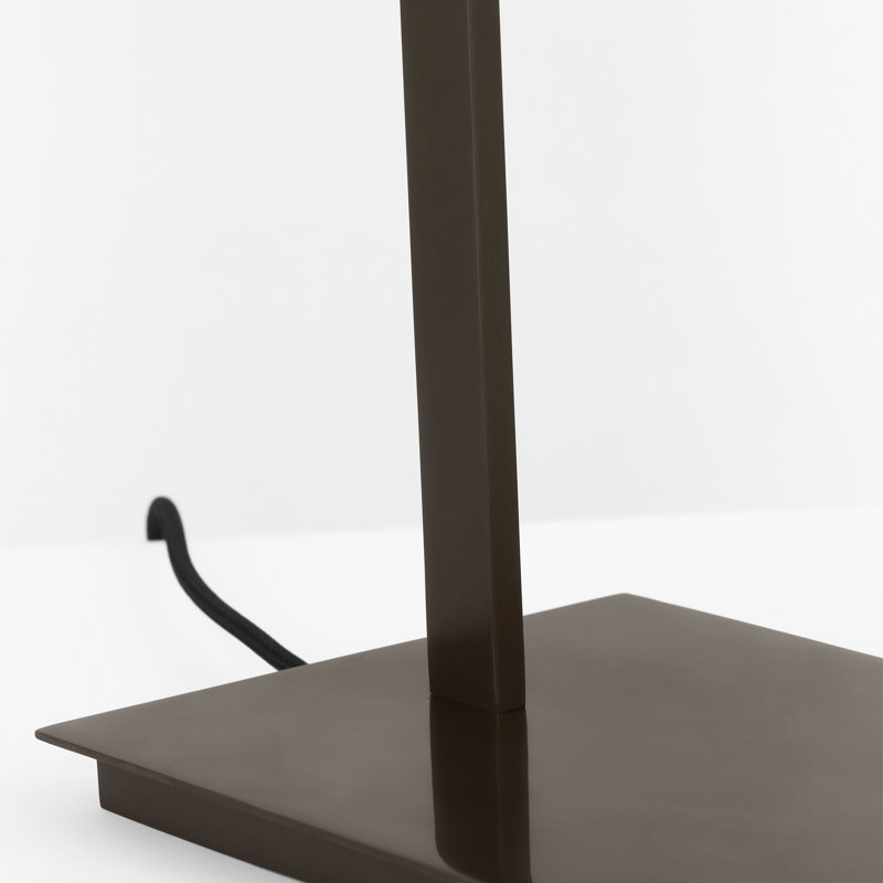 Midrand LED Desk Table Lamp, Bronze, Clear
