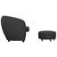 Chaise d'appoint avec repose-pieds emboîtable-647086587