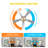 52" Crystal Ceiling Fan With Lights And Remote Control, 6-Speed DC Motor, Timer And Reversible Function