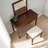 Red Oak Solid Wood Bedroom Vanity Stool-1271851316