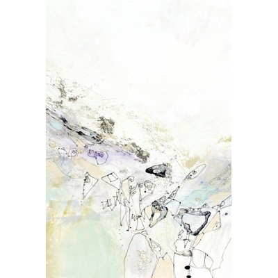 Seafoam Neutral III - Wrapped Canvas Painting