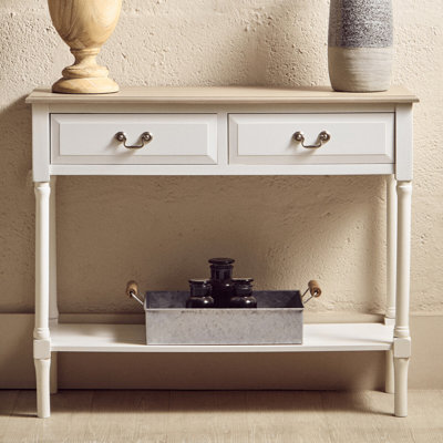 Rangel 91cm Solid Wood Top Console Table