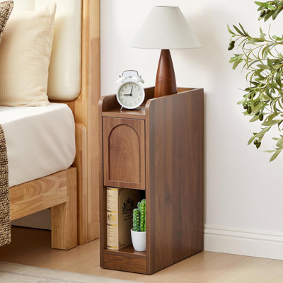 Arched Drawers And Open Shelves