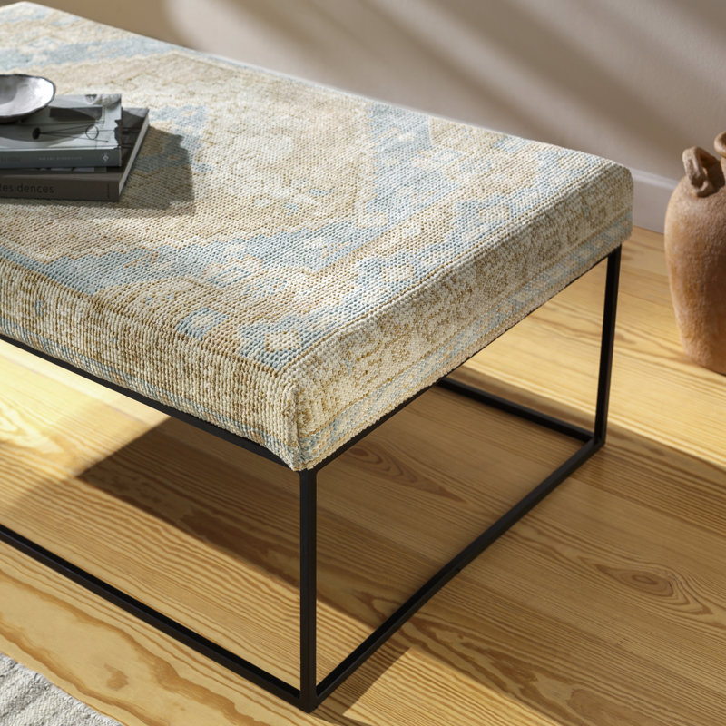 Banc Geoffe, Beige/bleu