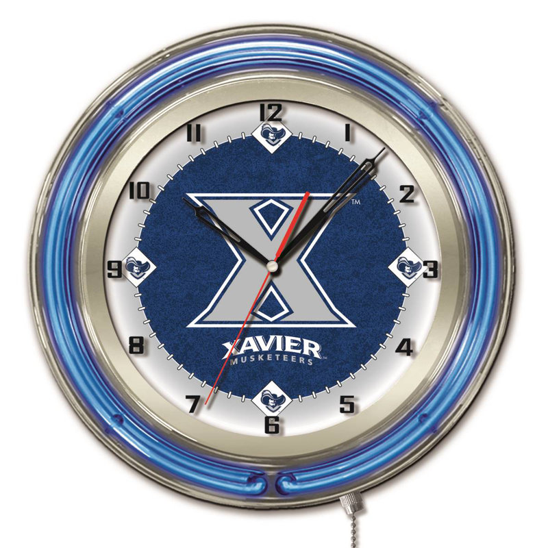 Horloge murale 19 po NCAA, Musketeers de Xavier