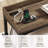 Norocel Adjustable Height Writing Desk with Built-In Electrical Outlet-1612553048