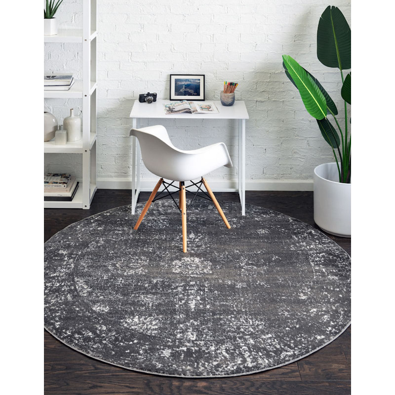 Tapis ikat en pierre Mangine, Rond 5 pi