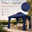 13 pi. L 10 pi. D Pavillon de jardin en acier-133050896-133050897