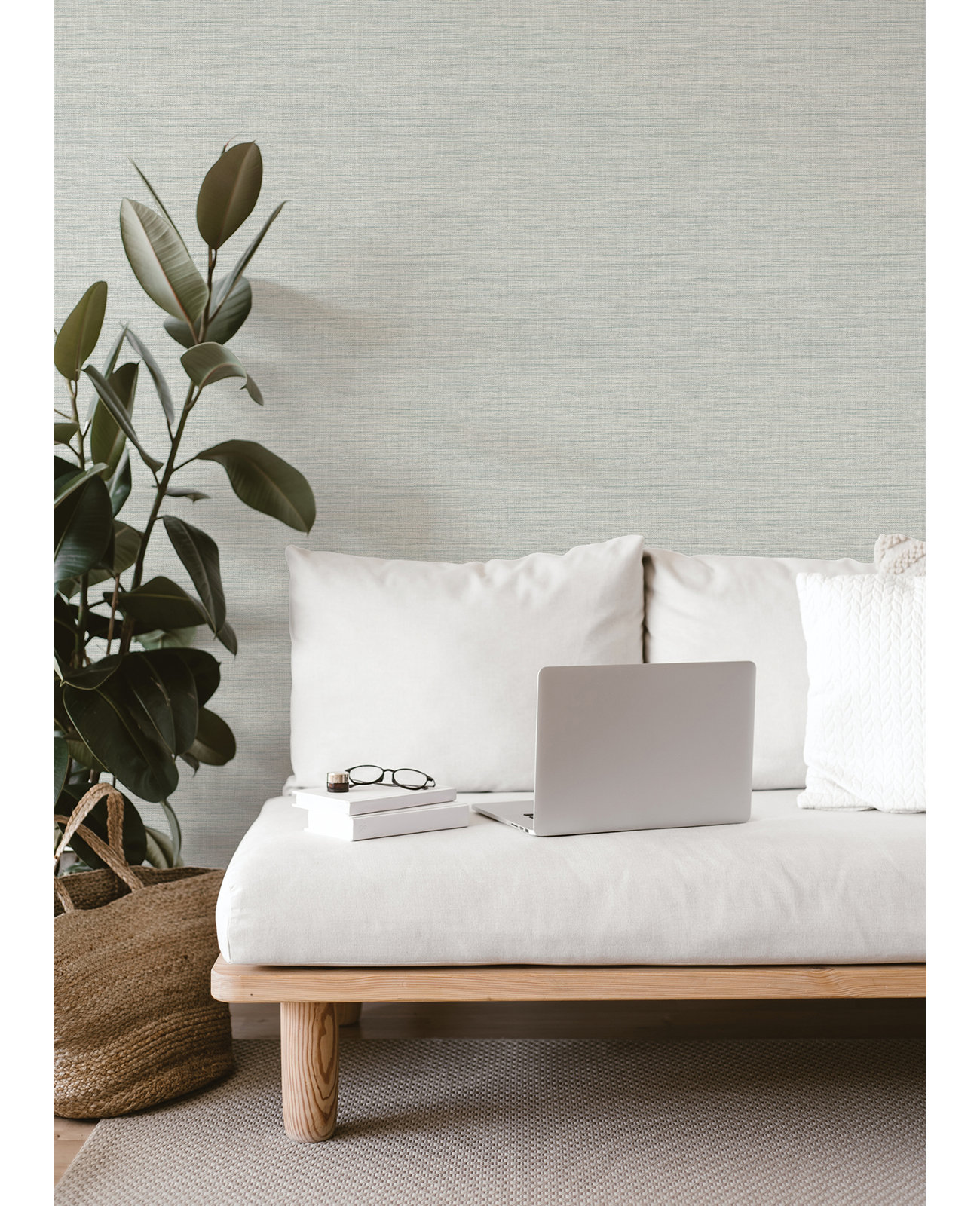 Clairville Wallpaper, Stone