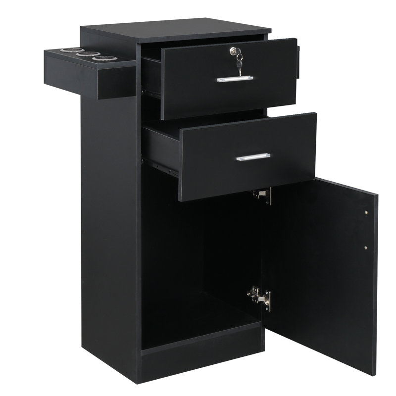 Wetherbee Wood Hair Tool Holder, Black