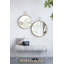 Miroir mural 22 "x 28" avec cadre en fer, miroir décoratif pour le salon, le vestibule, le bureau-903023815