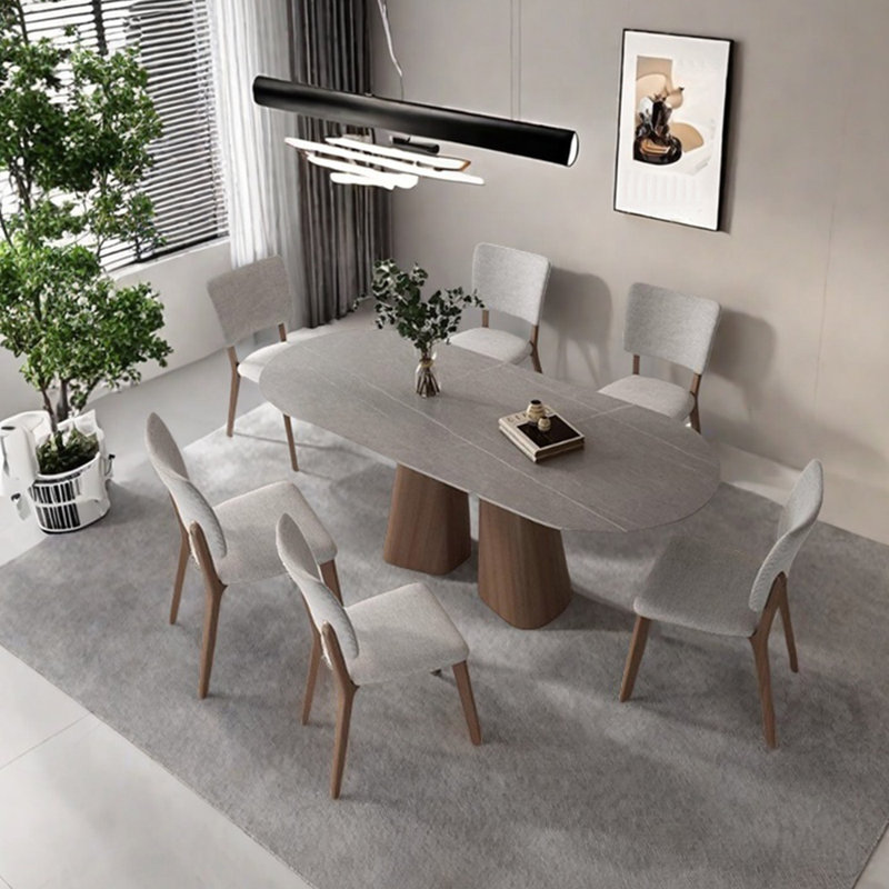 Ensemble de table à manger moderne et minimaliste, H 29,53 po x L 70,87 po x l 35,43 po