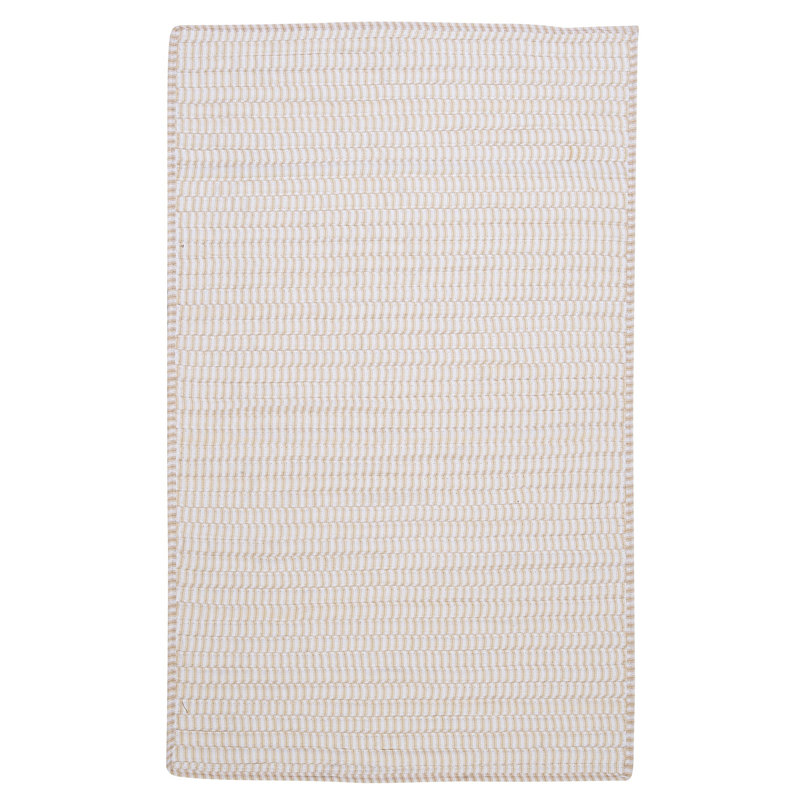 Canvas Stripe 4' x 6' Reversible Braided Wool-Blend Rug