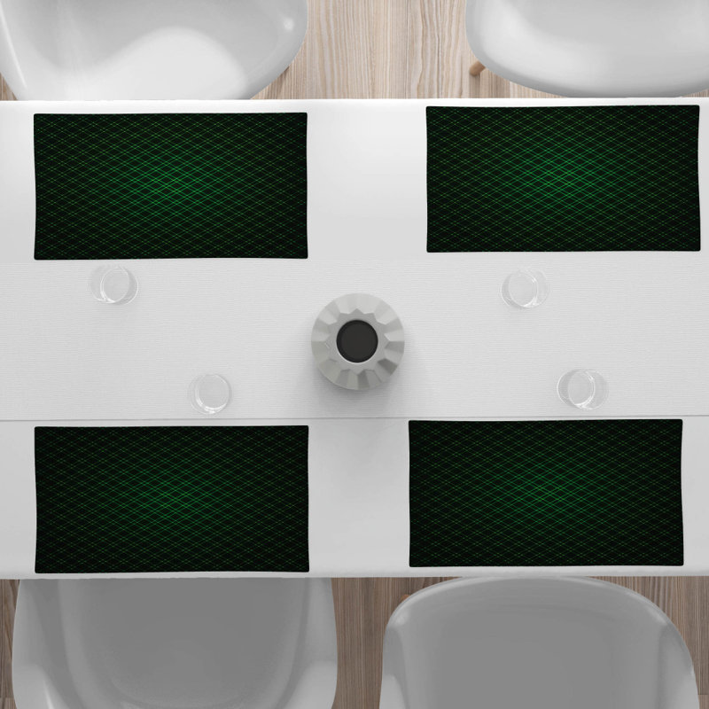 Polyester Abstract Rectangle Placemat