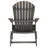Outdoor Foldable Seat - Dark Gray Wood, Rustic Style Chair Gray, Made Of Wood With Option-110929847