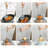 8PC Stainless Steel Silicone Cooking Utensil Set - Food Grade, Non-Slip, Heat Resistant, Non-Stick