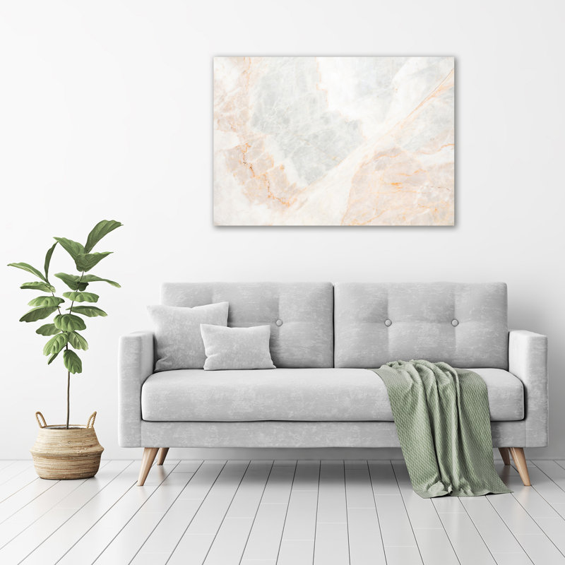 Marble - No Frame Print on Glass