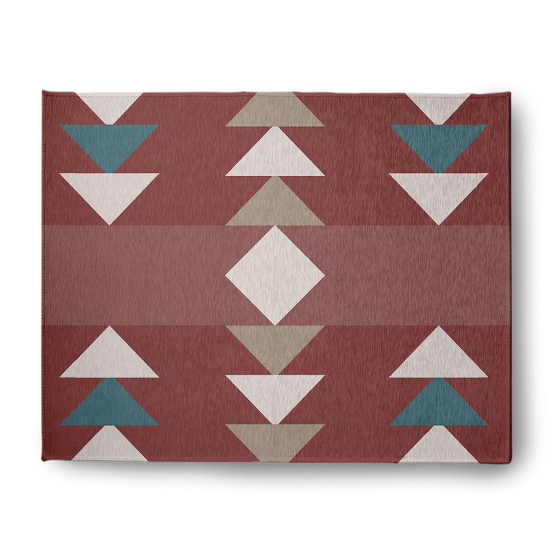 Chenille Geometric Indoor Rug, Rectangle 8' x 10'