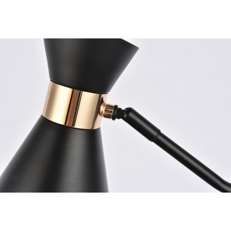 Lyllian Armed Sconce, Black