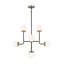 Eight Light Small Chandelier