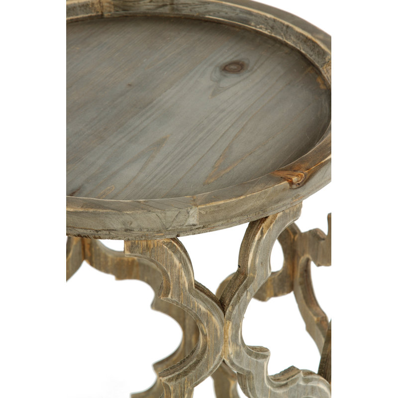 Glazier Tray Top End Table, Grey
