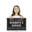 Enseigne en plastique 13 po x 20 po Grandpa's Garage-119525211