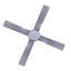 Moonah 52in 4-Blades Indoor/Outdoor Ceiling Fan with Remote Control and Light-527905364