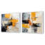 «Gray and Yellow Paint Elegance I», ensemble de 2 reproductions d'art sur toile-1726548862-1726548857