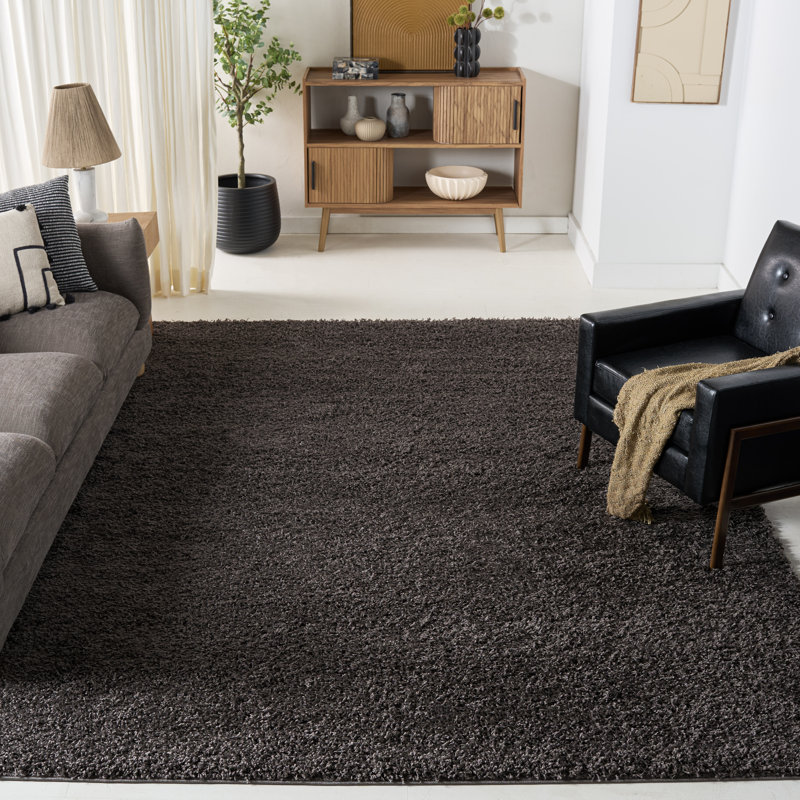 Tapis gris foncé Amoroso, Rectangle 8 pi x 10 pi