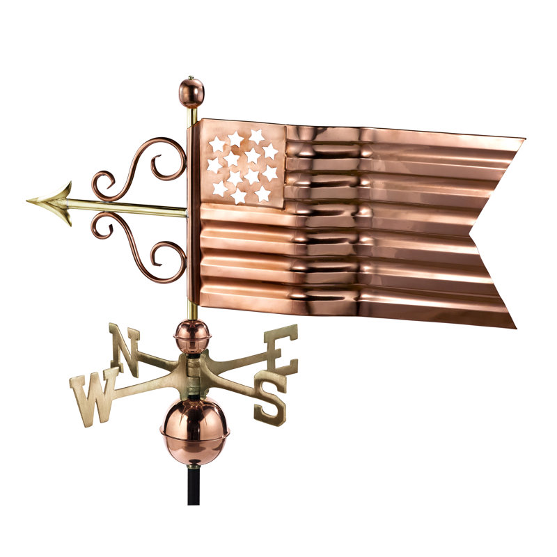 33'' H Metal Patriotic Weathervane