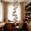Amice 15-Light Adjustable Glass Cluster Pendant-204775677