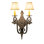 Angelique 2 - Light Candle Wall Light