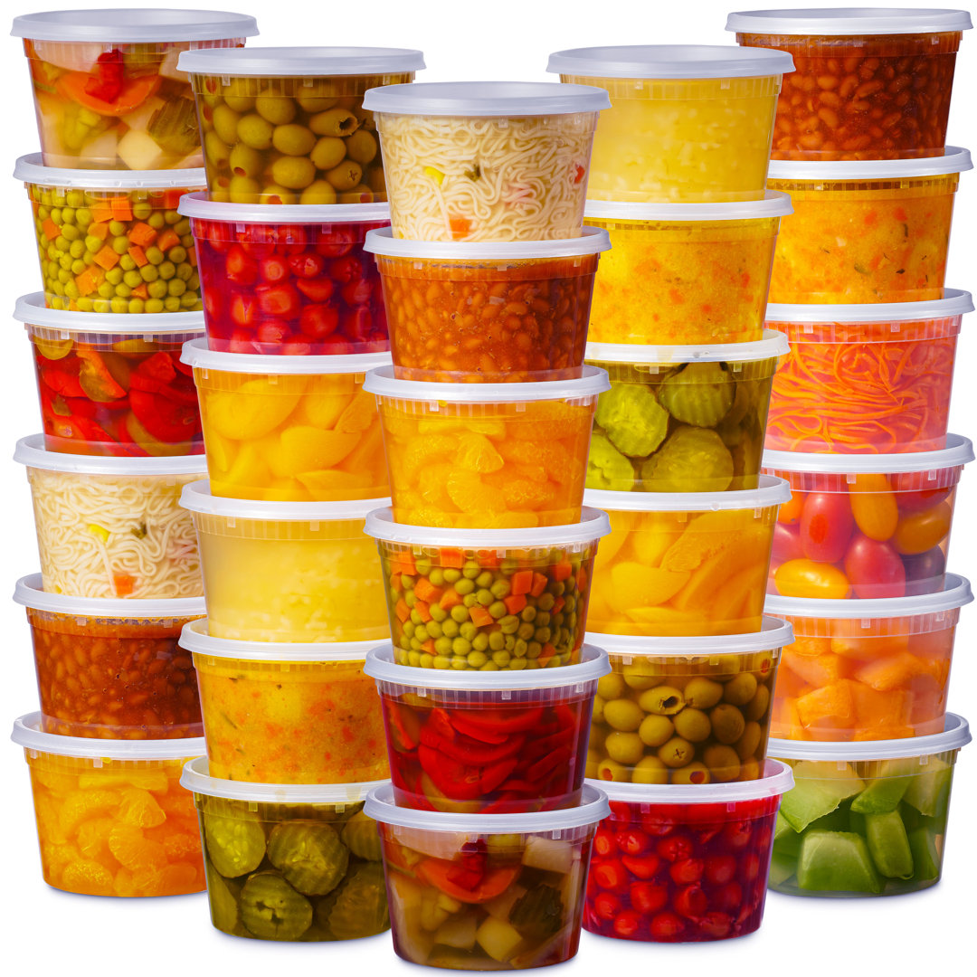 Domonkos 16oz. Food Storage Container (Set of 48) Prep & Savour