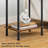 Side Table With Charging Station, End Table With USB Port And Outlet, Nightstand With 2-Layer Storage Shelves For Small Spaces, Living Room, Bedroom, Stable Frame, Rustic Brown BF09UBZ01
