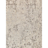 Vista Geometric Hand-Loomed Mocha Beige Area Rug