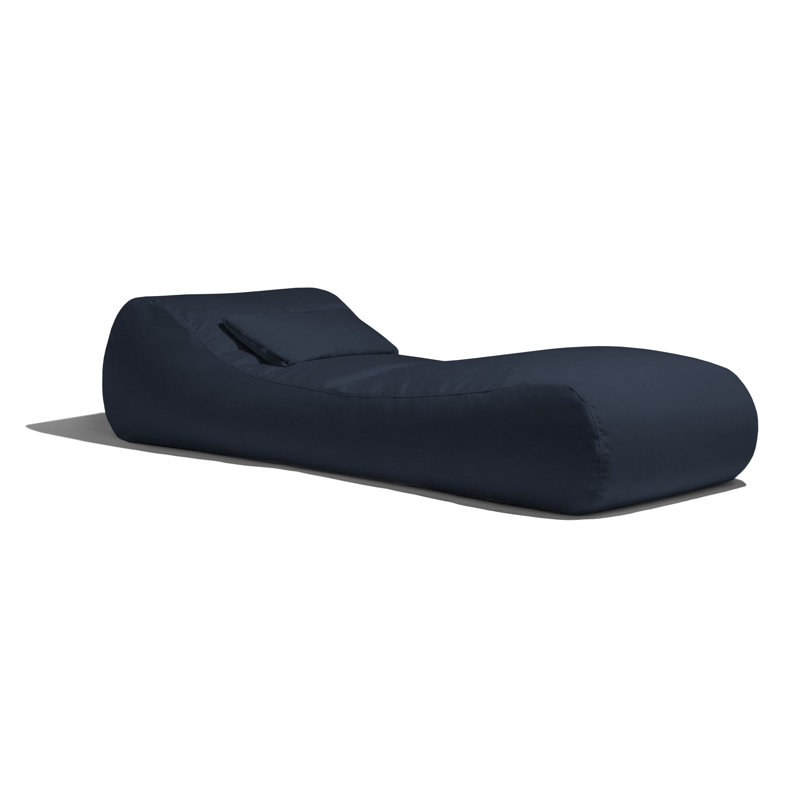 Gemma Arlo Outdoor Bean Bag Sun Lounger with Pillow, Navy Sunbrella®