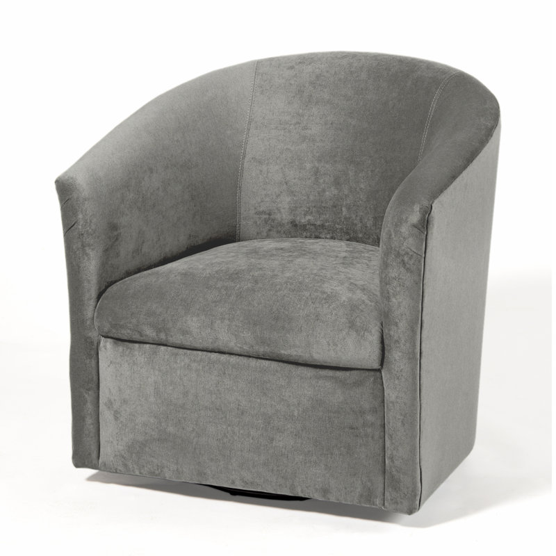 Chaise pivotante Eden Ash, Gris