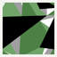 Emerals Shards 4 Print by Christopher Kennedy