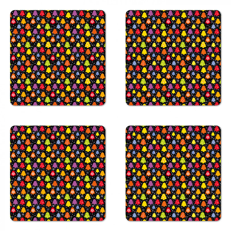 Square 4 Piece Coaster Set