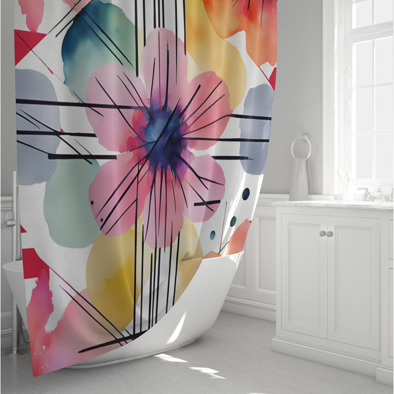 Rideau de douche, H 72 po x l 70 po