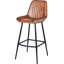 Theressa Upholstered Counter Stool with Metal Frame-1733301419