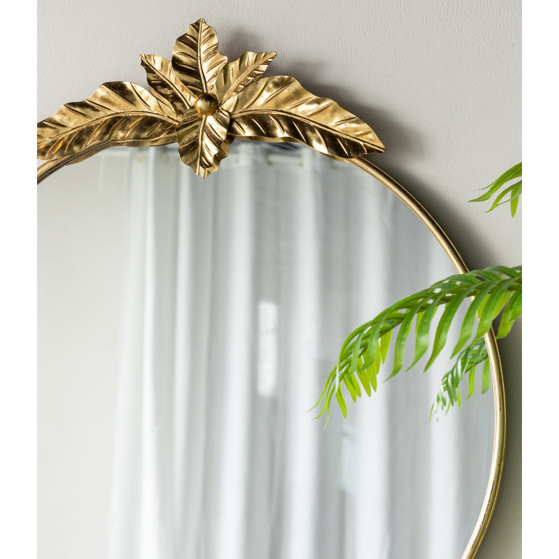 Miroir rond en fer
