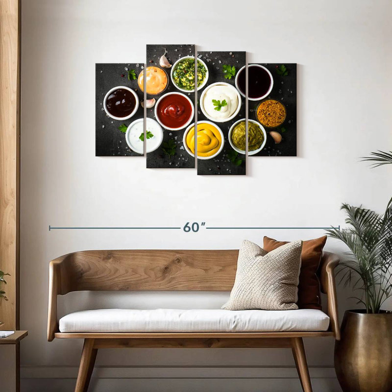 Yarlin Sauce Bowls, 27" H x 43" W