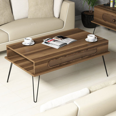 Cross Four Leg Coffee Table