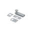 Boulon de surface 2 po Deltana 2SBCS15, vis dissimulée, nickel brossé HD-123534577