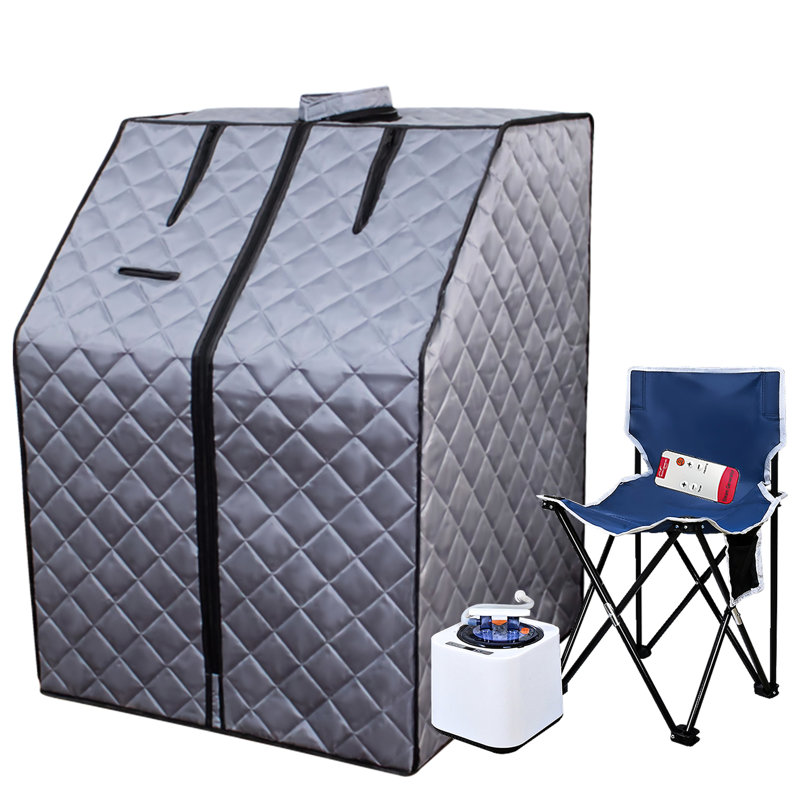 Home House - Générateur de vapeur de 1000 W, capacité de 2 L, chaise pliable et télécommande pour le confort