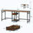 Double Office Desk with Drawers